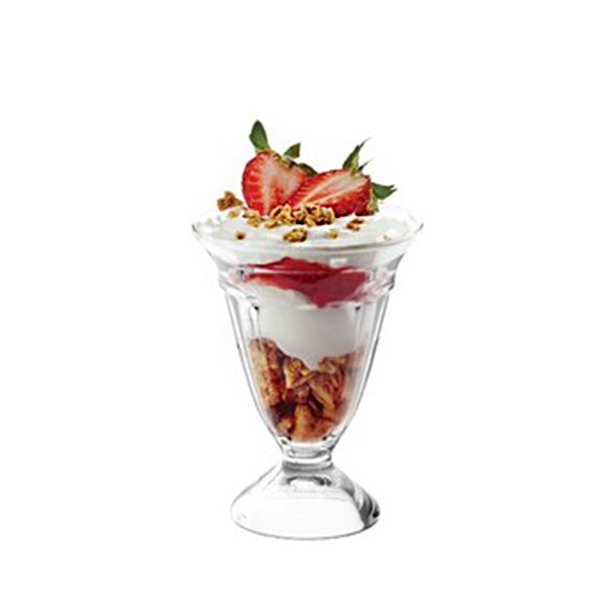 VANILLA SUNDAE GLASS 250ML 6 PACK