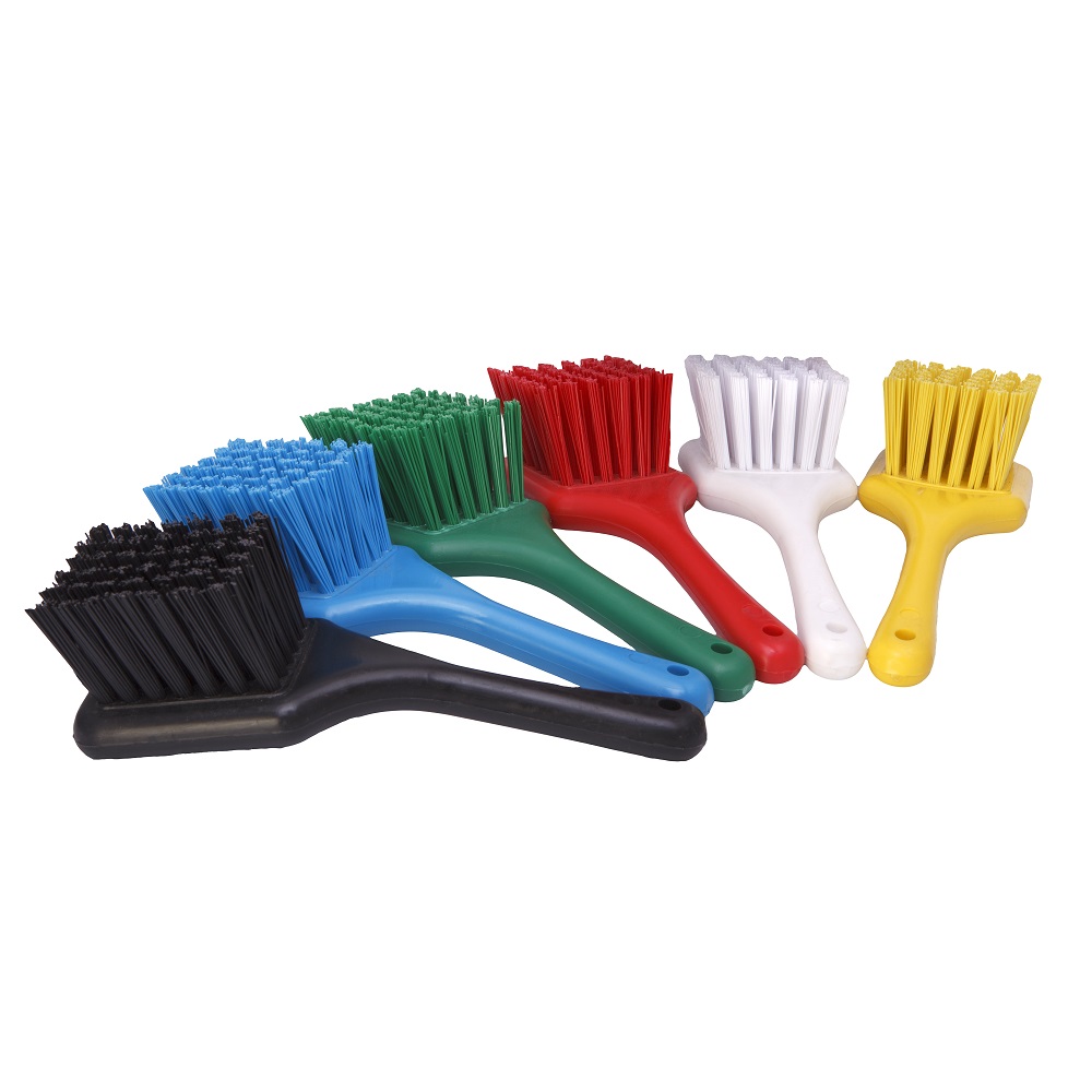 TINTA SHORT HANDLE SCRUB WITH HARD/SOFT BRISTLES By Tinta