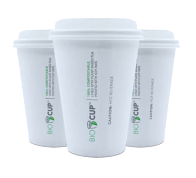BIO S/WALL PLA COFFEE CUP   350ml