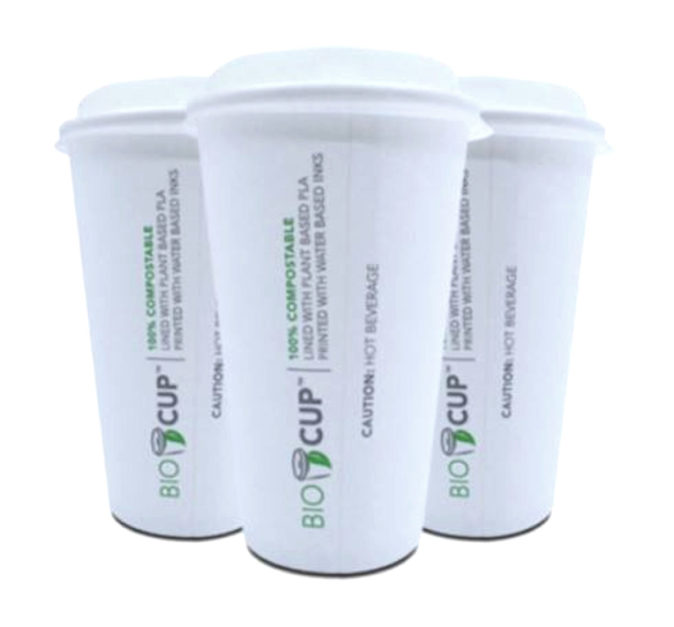 BIO S/WALL PLA COFFEE CUP   500ml