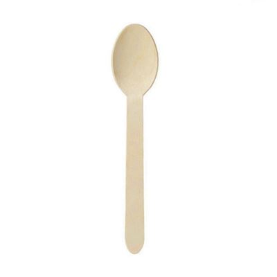 BIO DEGRADABLE WOODEN SPOON   160mm