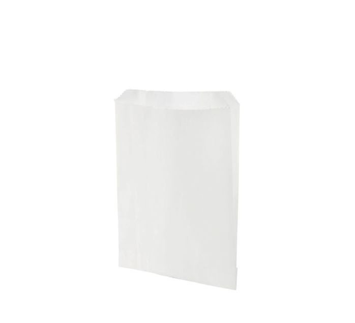 WHITE GREASEPROOF PAPER CHIP BAG   Small