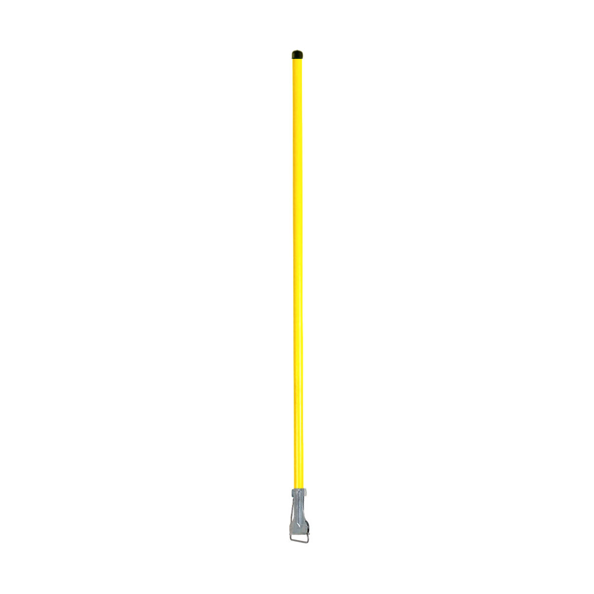 MOP HOLDER PVC/WOOD HANDLE ONLY YELLOW