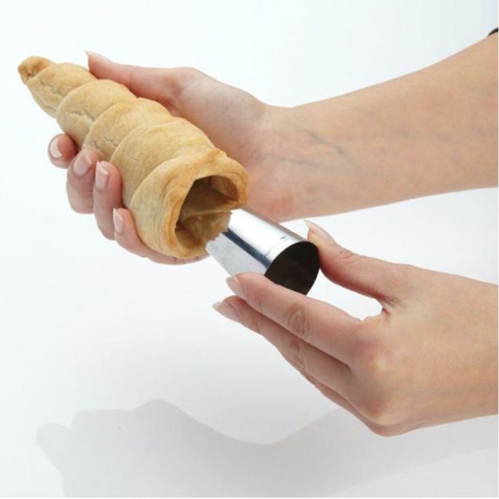 CREAM HORN STAINLESS STEEL
