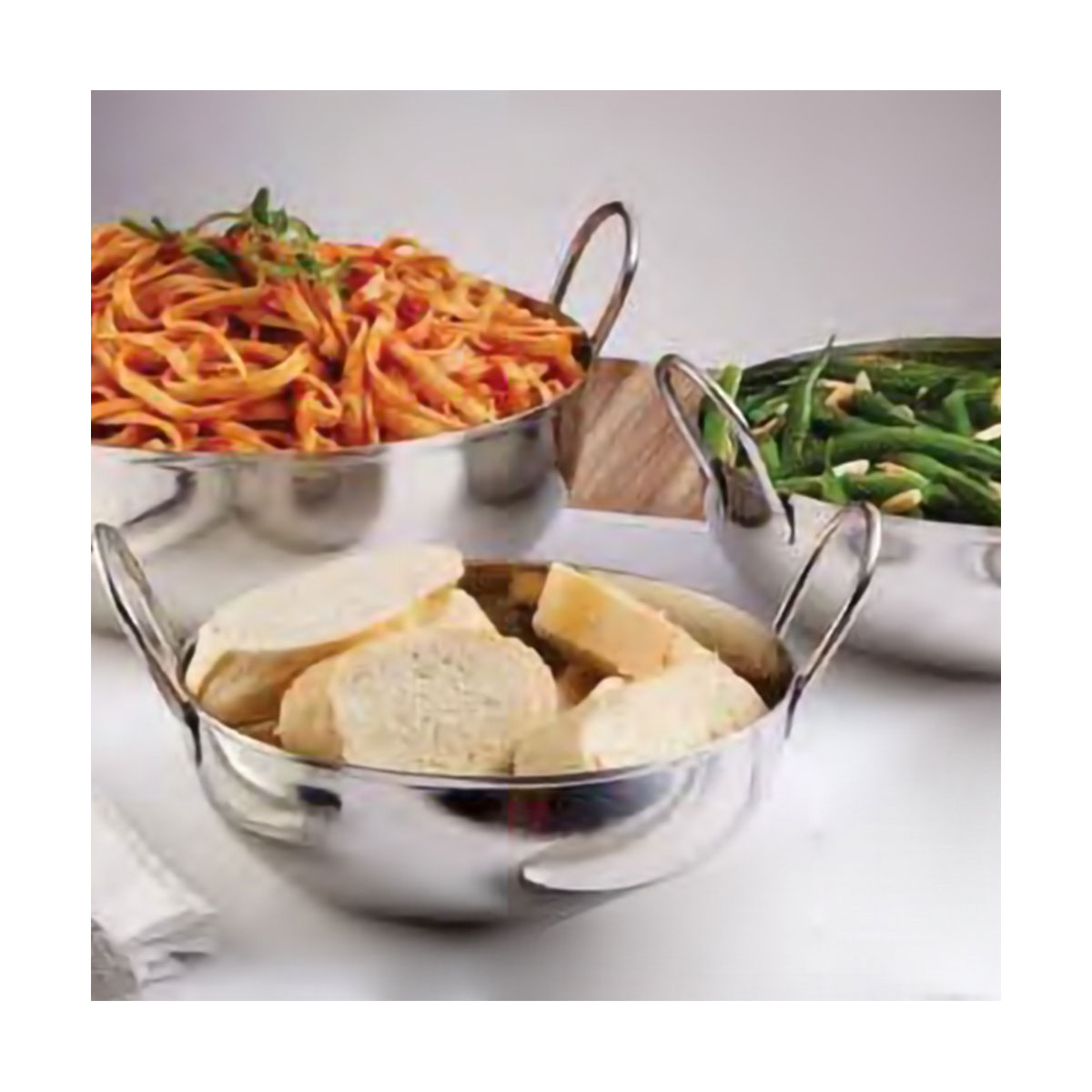 MINI BALTI DISH 140MM STAINLESS STEEL