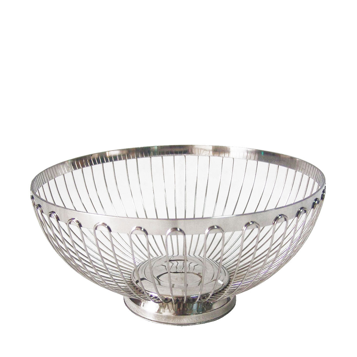ROUND STAINLESS STEEL BREAD BASKET 240MM