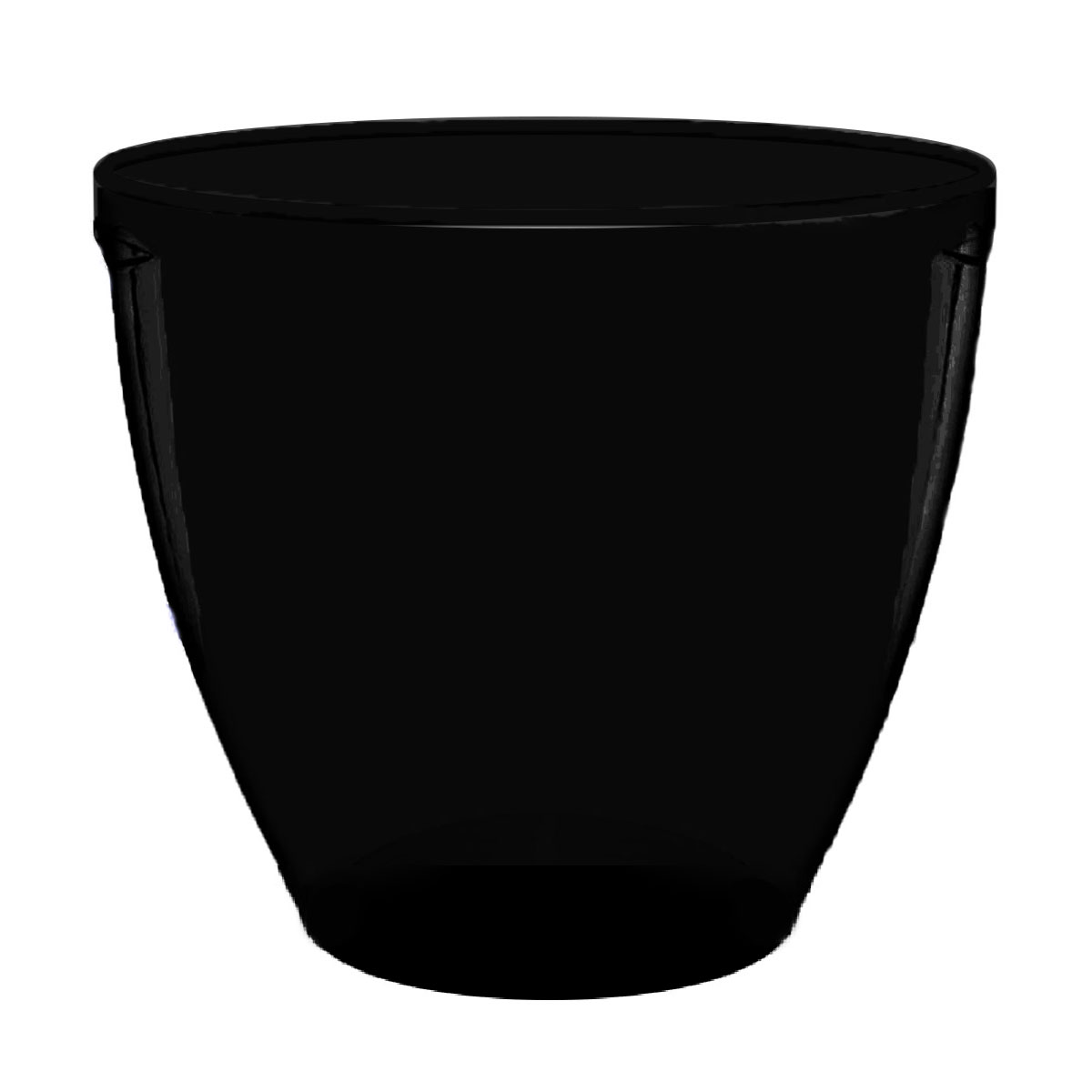 4L OBLIX ACRYLIC OVAL ICE BUCKET   LARGE BLACK
