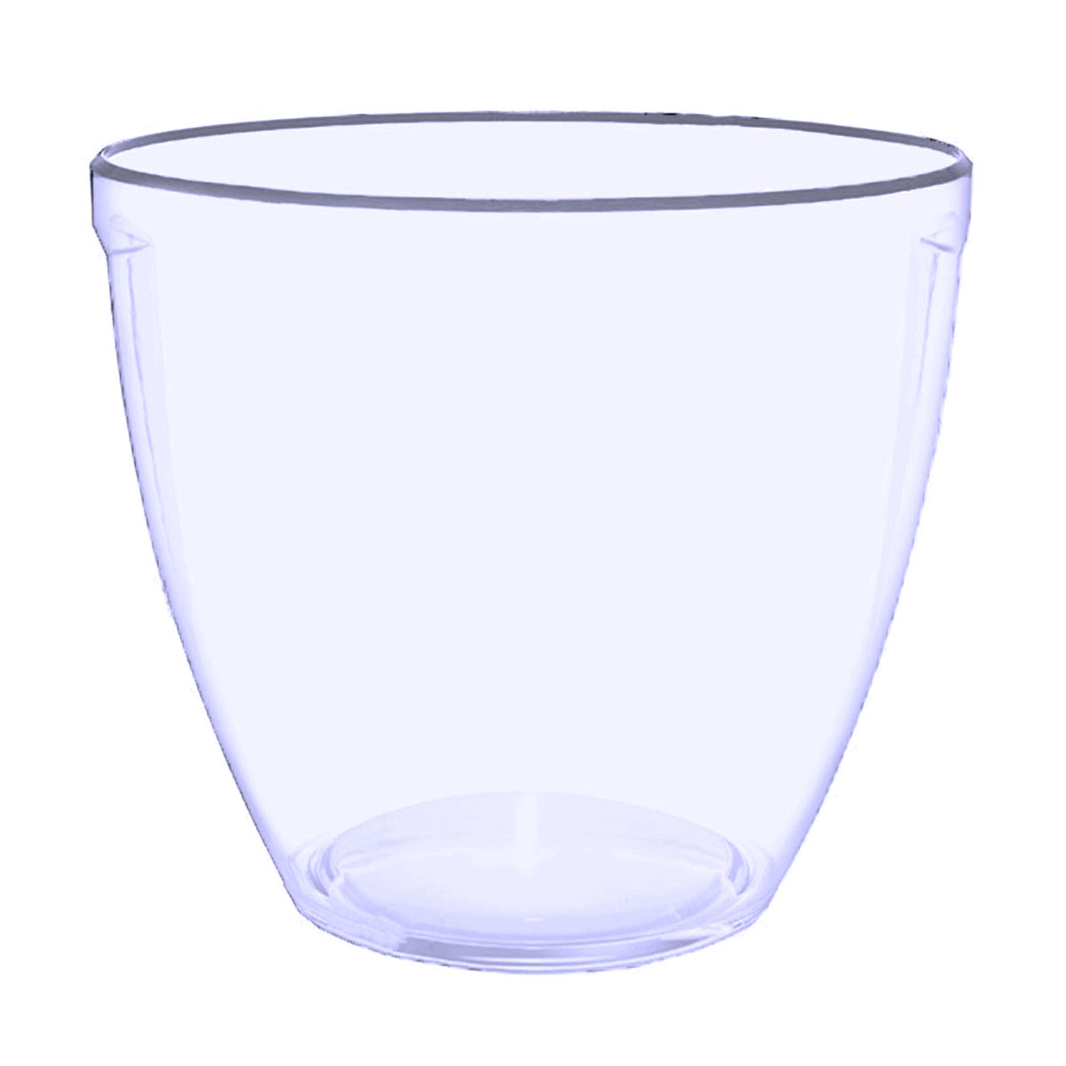 4L OBLIX ACRYLIC OVAL ICE BUCKET   LARGE FROSTED