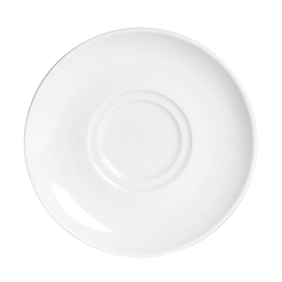 PRIMA CURVED DOUBLE WELL SAUCER 16CM By Fortis