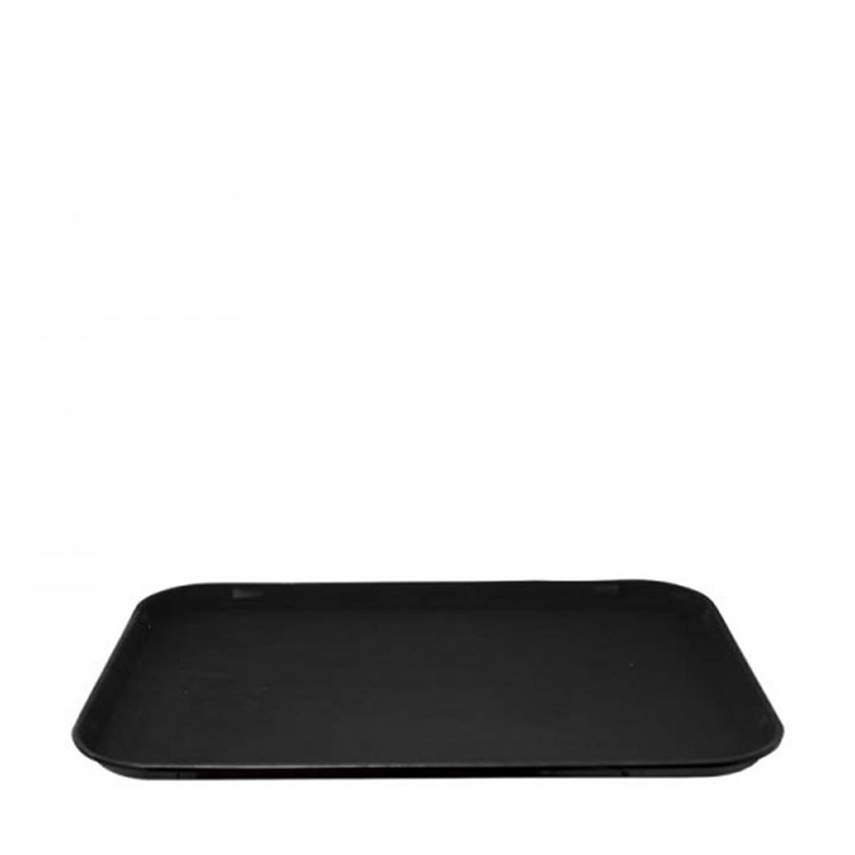 NON-SLIP UTILITY TRAY BLACK 380X510MM RECTANGULAR