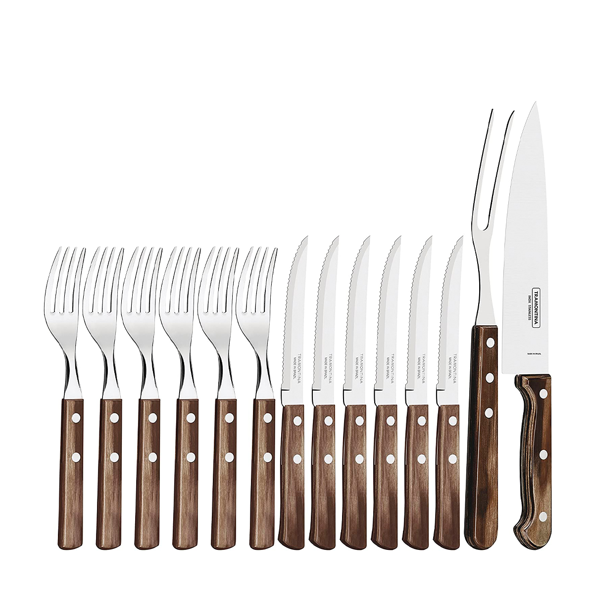 COMPACT BRAAI SET 14 PIECE BROWN By Tramontina