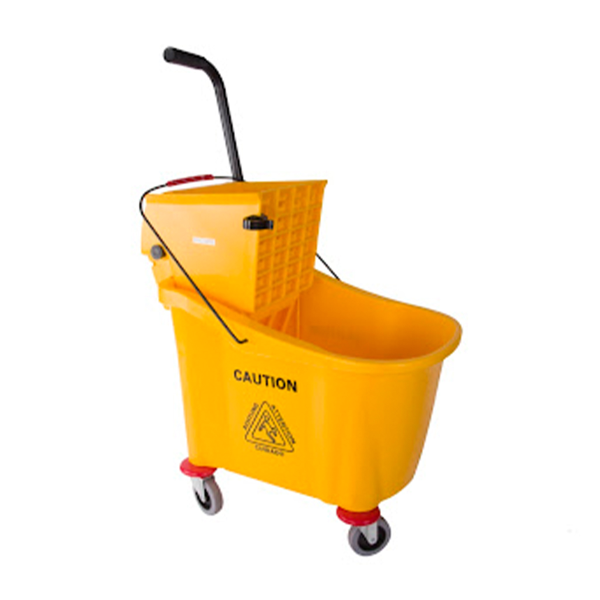 PLASTIC 36L BUCKET & WRINGER YELLOW By Spectra