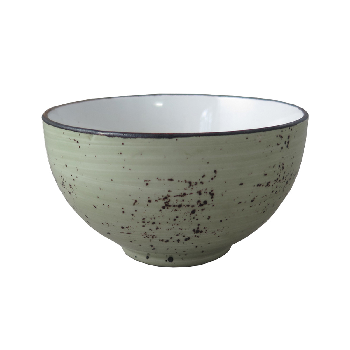 ELEMENTS RUSTIC COUPE RICE BOWL 125MM Light Green By Continental China
