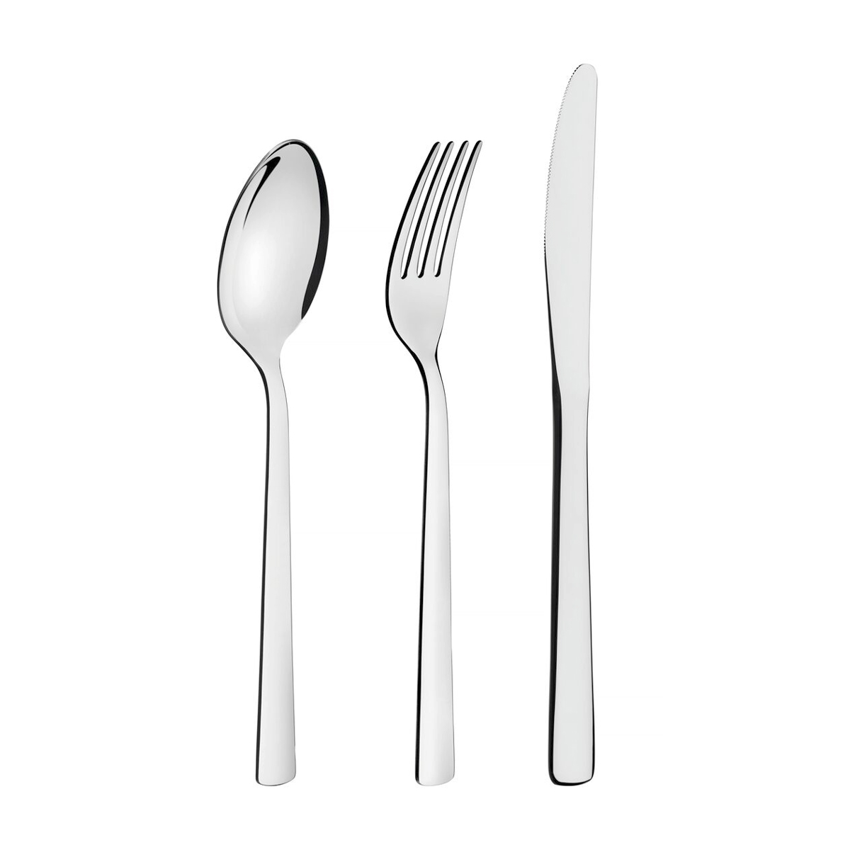 OSLO MIRROR FINISH S/STEEL CUTLERY SET 24 PIECE By Tramontina