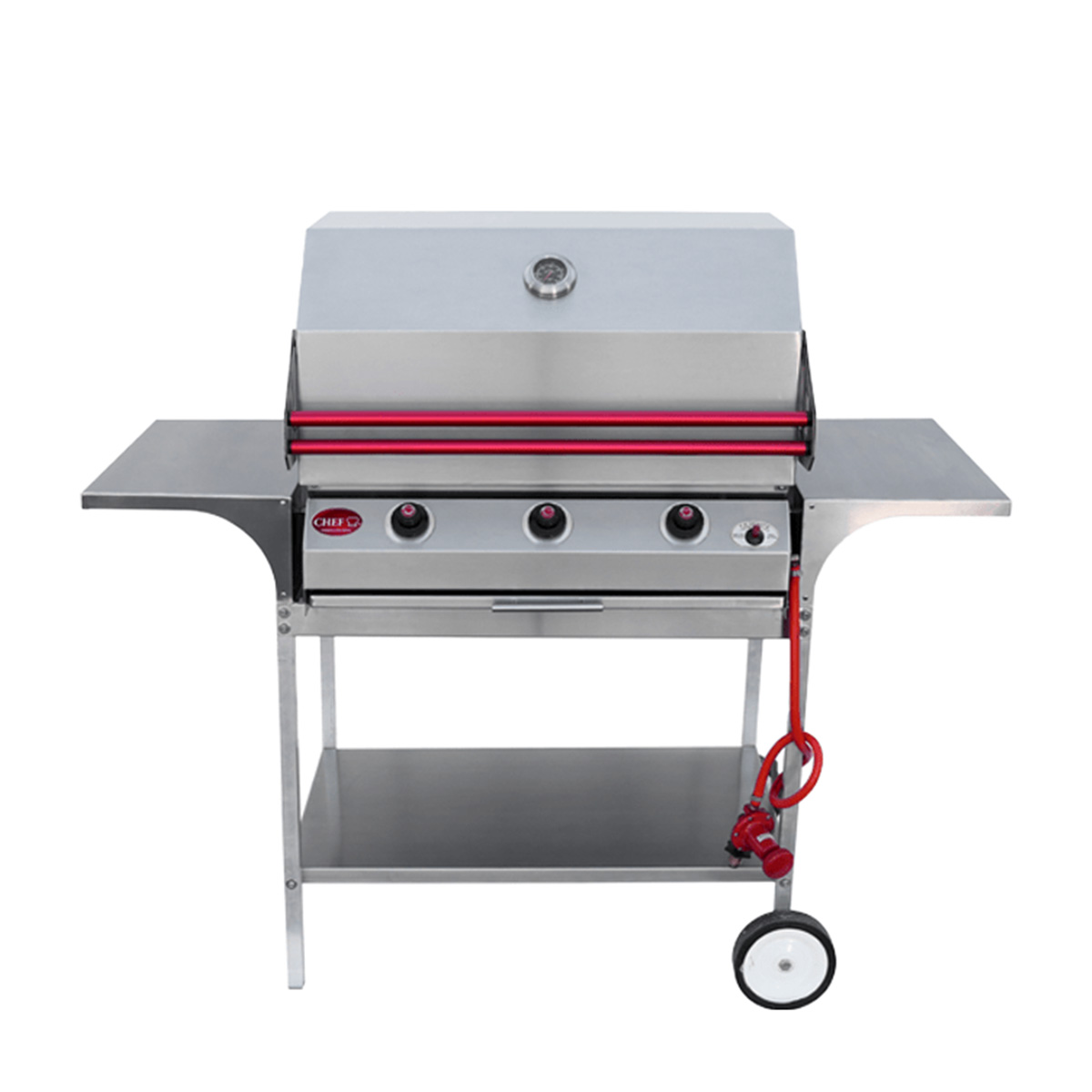 MOBILE GAS BRAAI 3 BURNER OCTANE By Chef