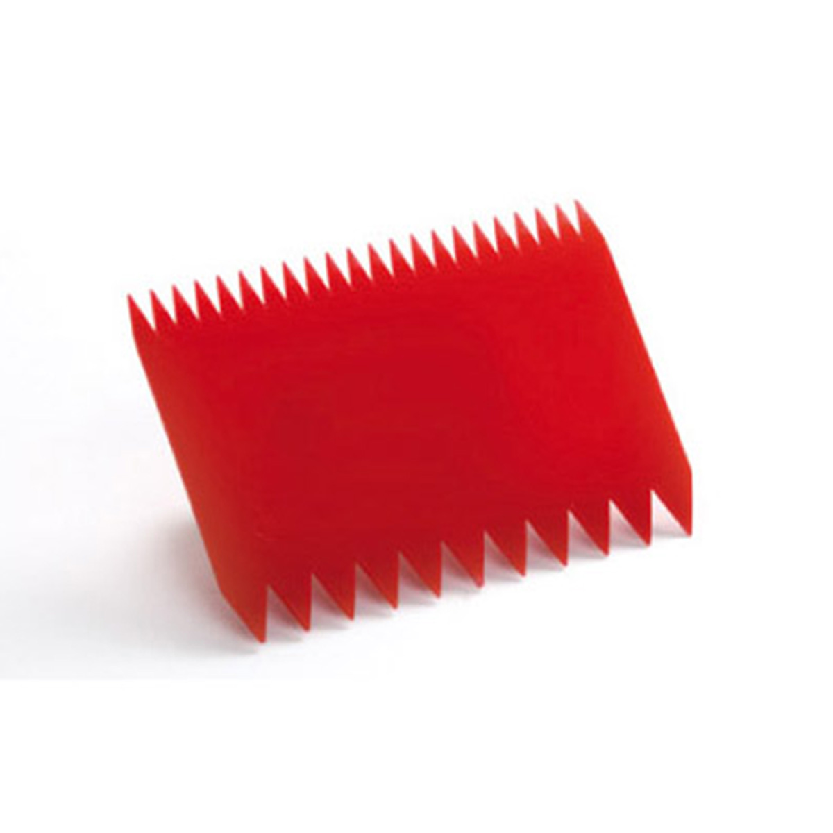 PLASTIC DOUGH SCRAPER ZIG ZAG 110MM