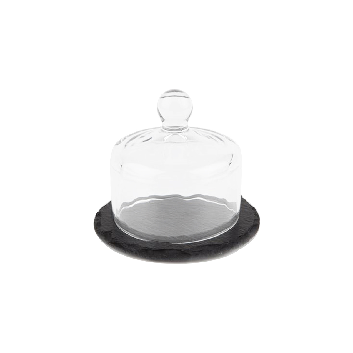 NATURAL SLATE PLATE WITH GLASS COVER By APS