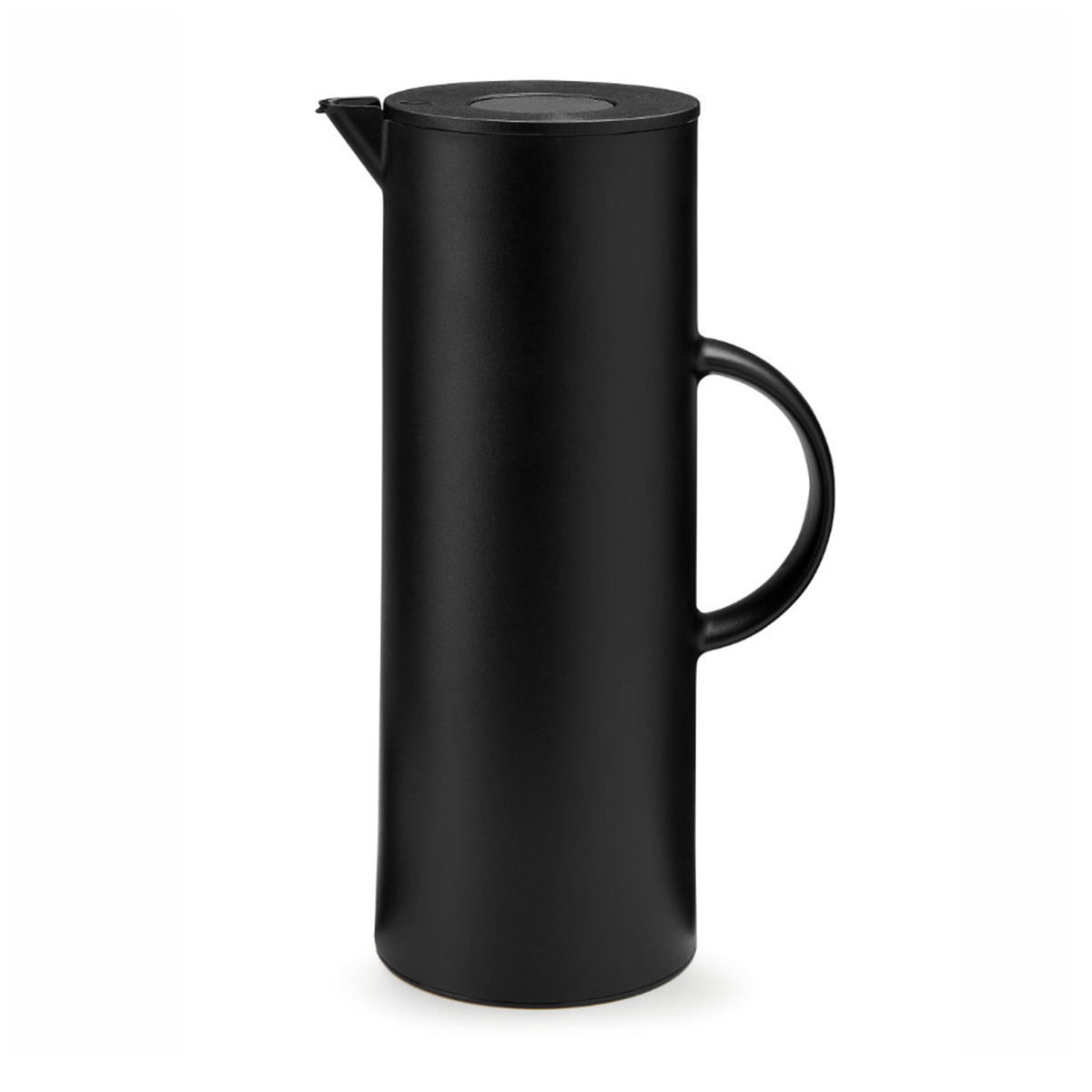 THERMO FLASK WITH GLASS INNER 1L BLACK