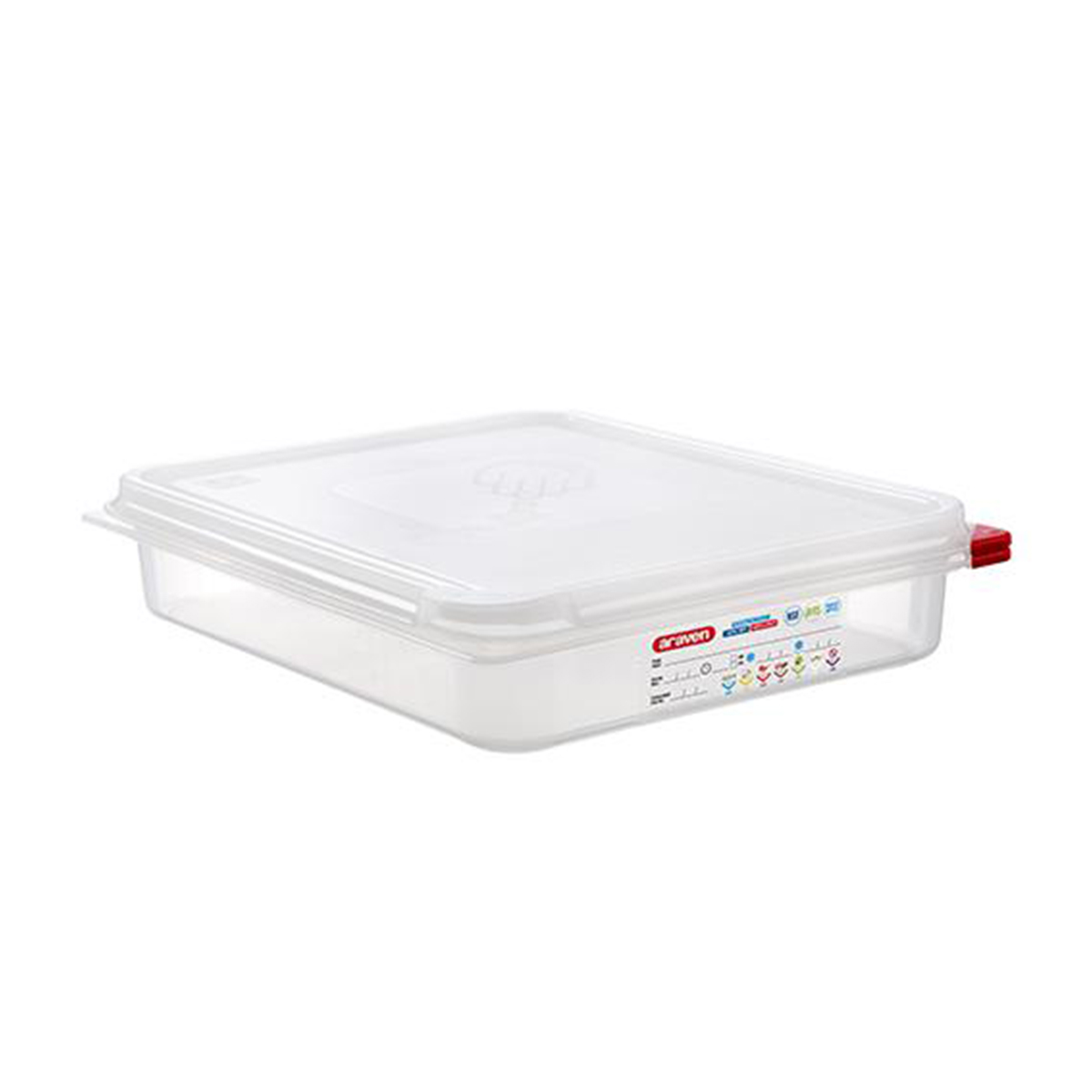 GN 1/2 AIRTIGHT CONTAINER   65MM   By Araven
