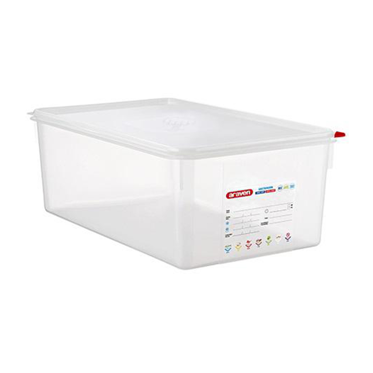 GN 1/1 AIRTIGHT CONTAINER   200MM   By Araven