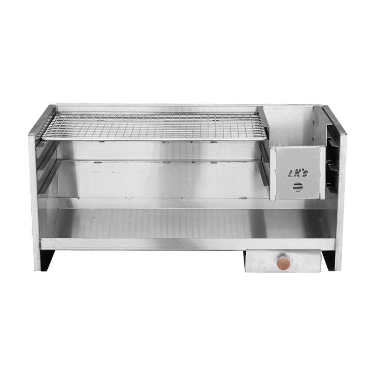 COUNTERTOP BRAAI 1000MM STAINLESS STEEL