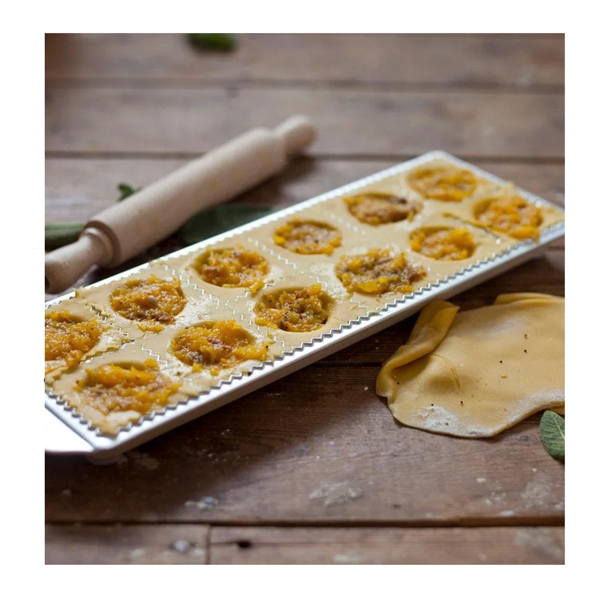 RAVIOLI TRAY S/STEEL 12 HOLE By Kuechenprofi