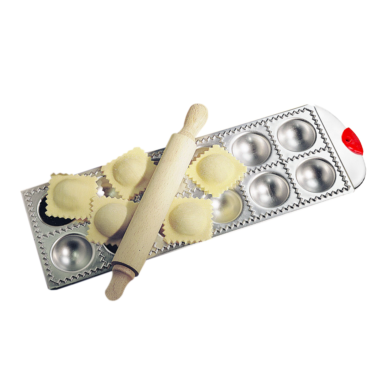 RAVIOLI TRAY S/STEEL 12 HOLE   By Kuechenprofi