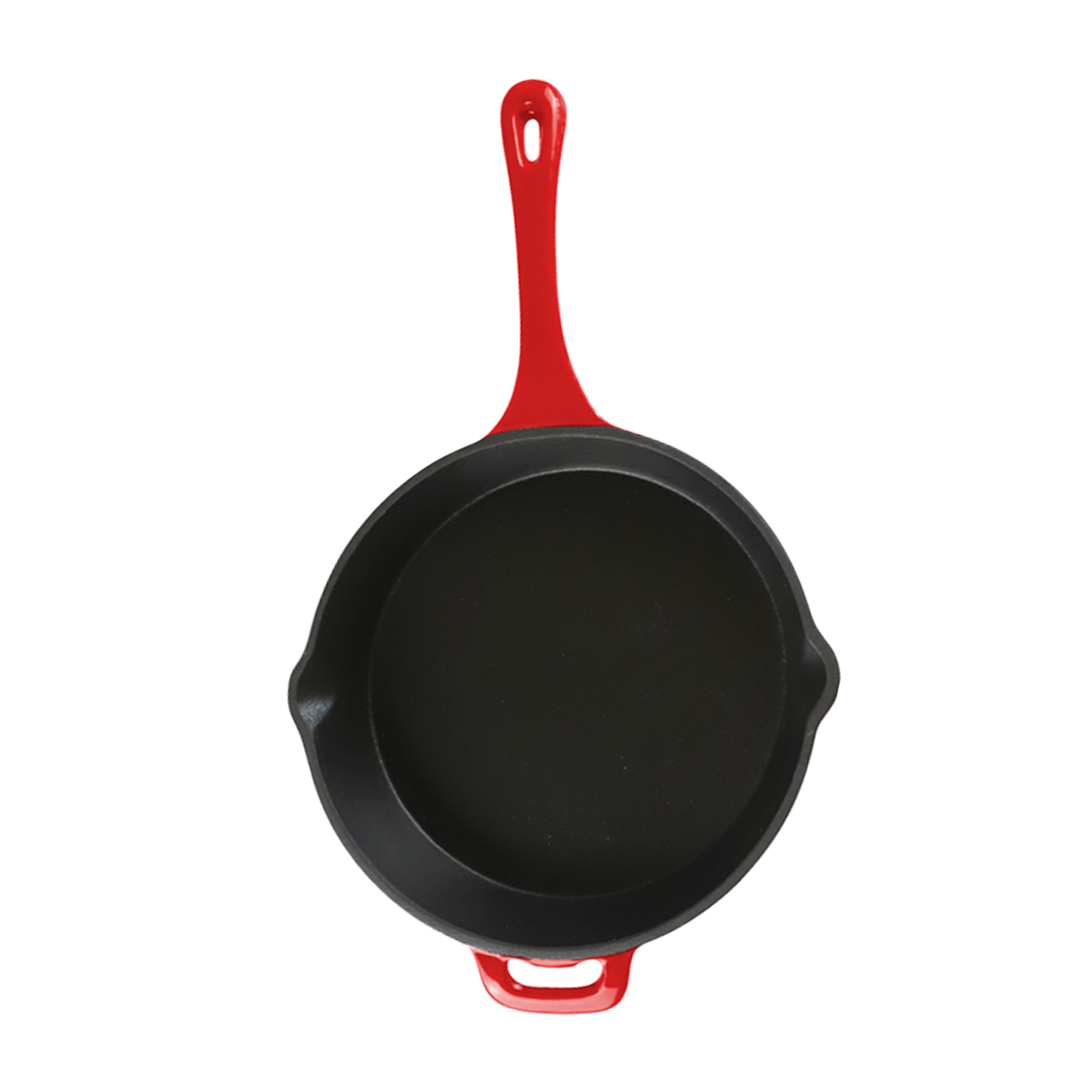 CAST IRON CHEF SKILLET 260MM   RED