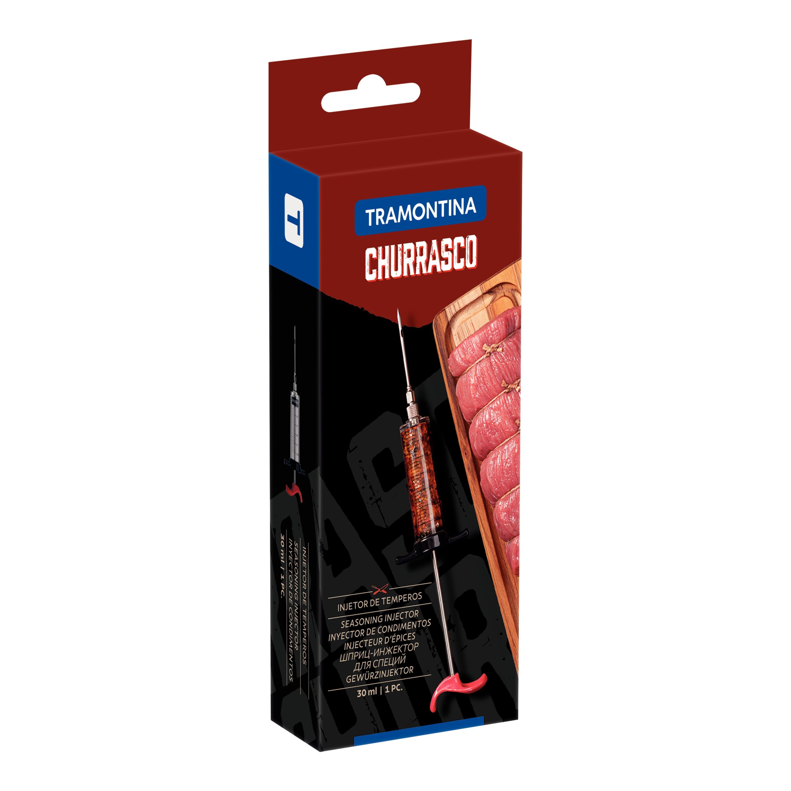SEASONING INJECTOR 30ML S/STEEL ROD WITH ACRYLIC BODY By Tramontina