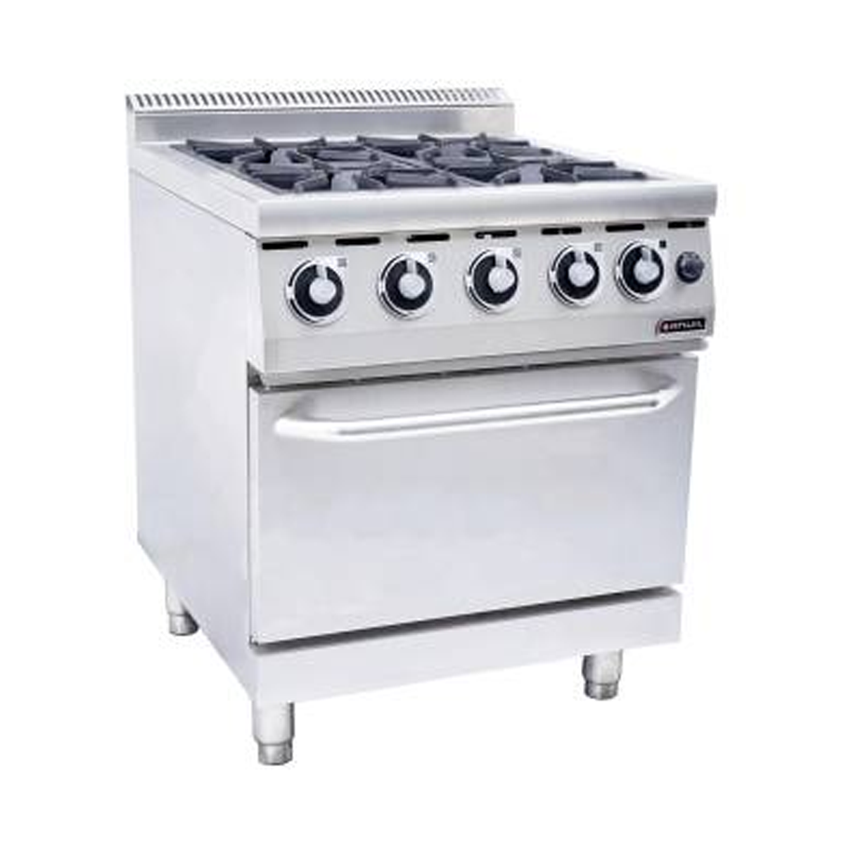 GAS STOVE 4 BURNER WITH GAS OVEN By Anvil