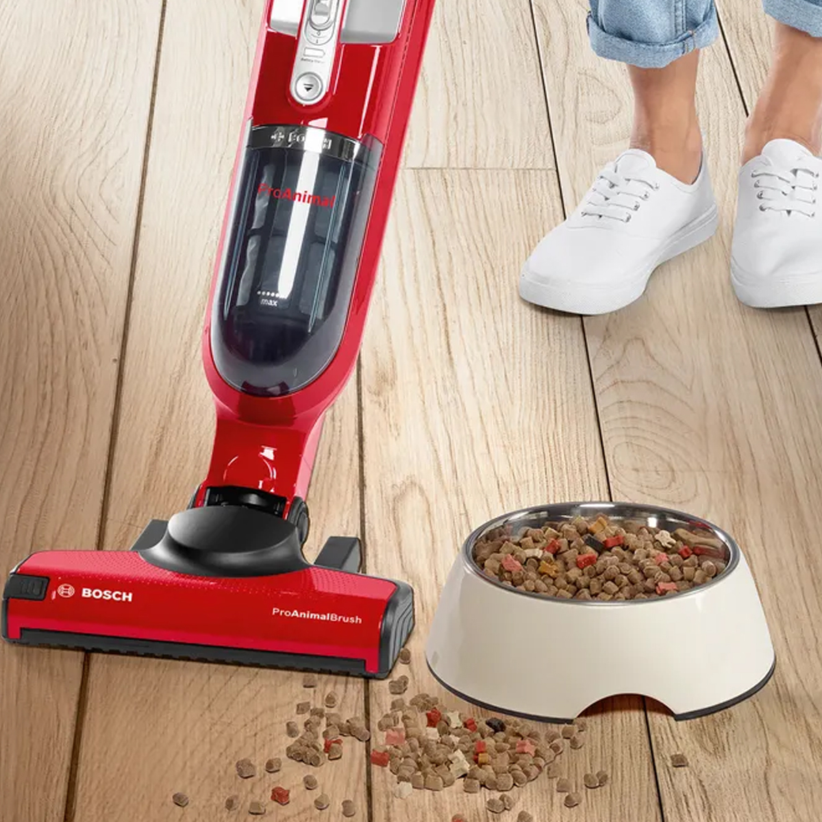 SERIES 4 HANDHELD VACUUM CLEANER RED By Bosch