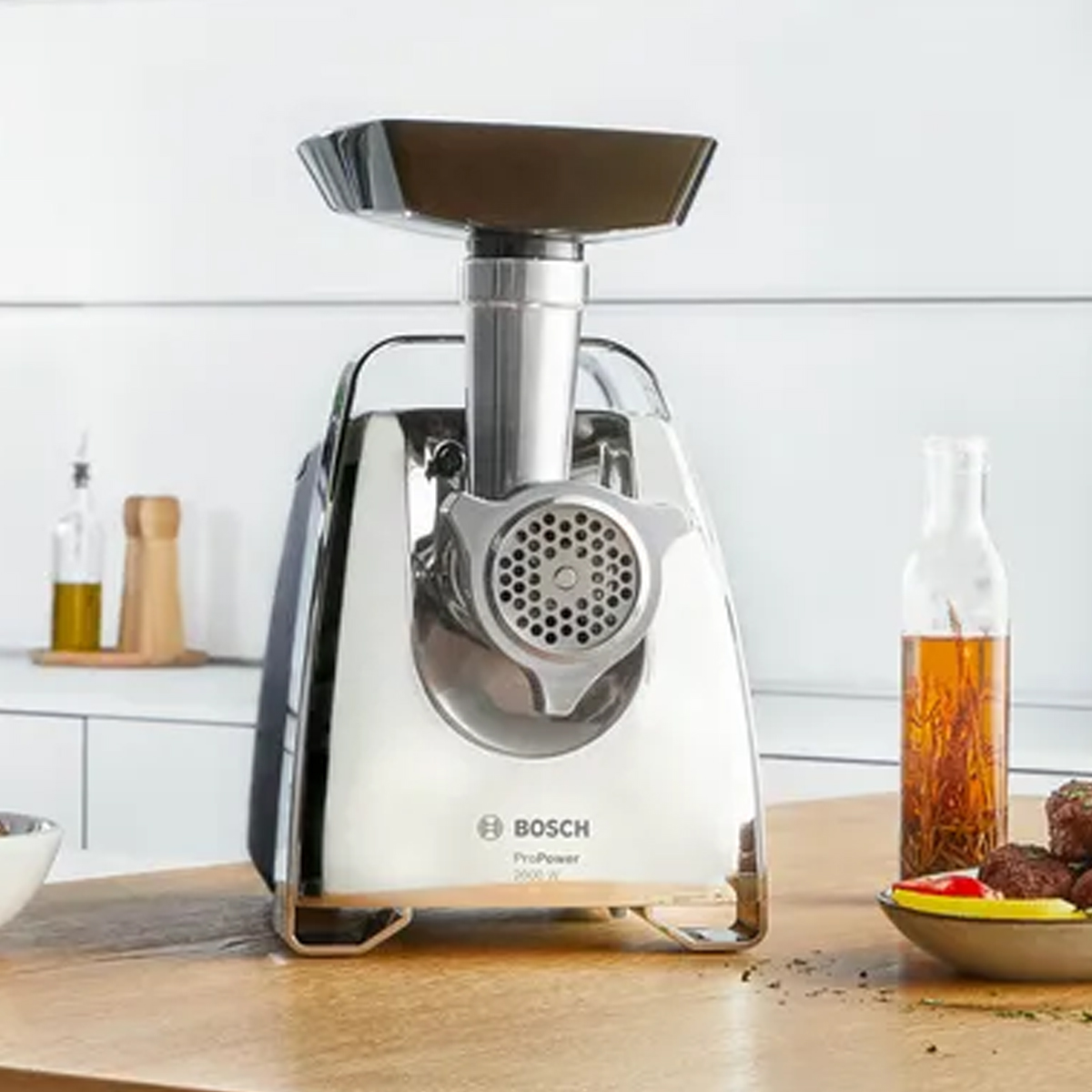 PRO POWER MEAT MINCER 2000W BLACK/CHROME By Bosch