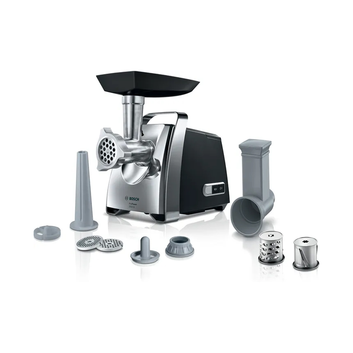 PRO POWER MEAT MINCER   2000W BLACK/CHROME   By Bosch