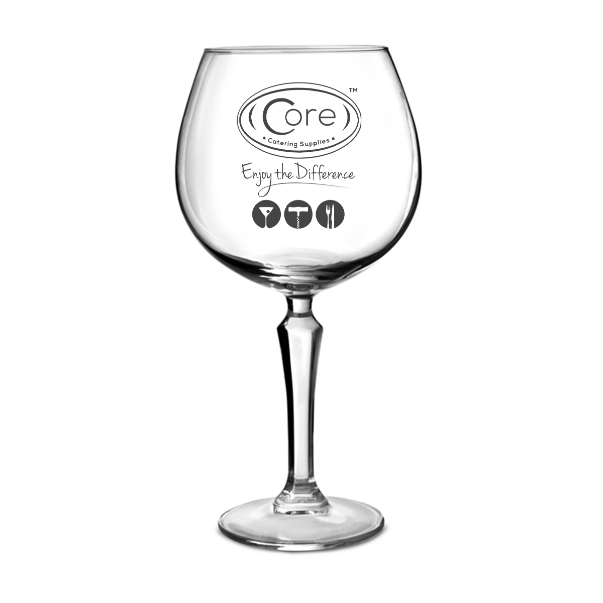 GIN GLASS BRANDING