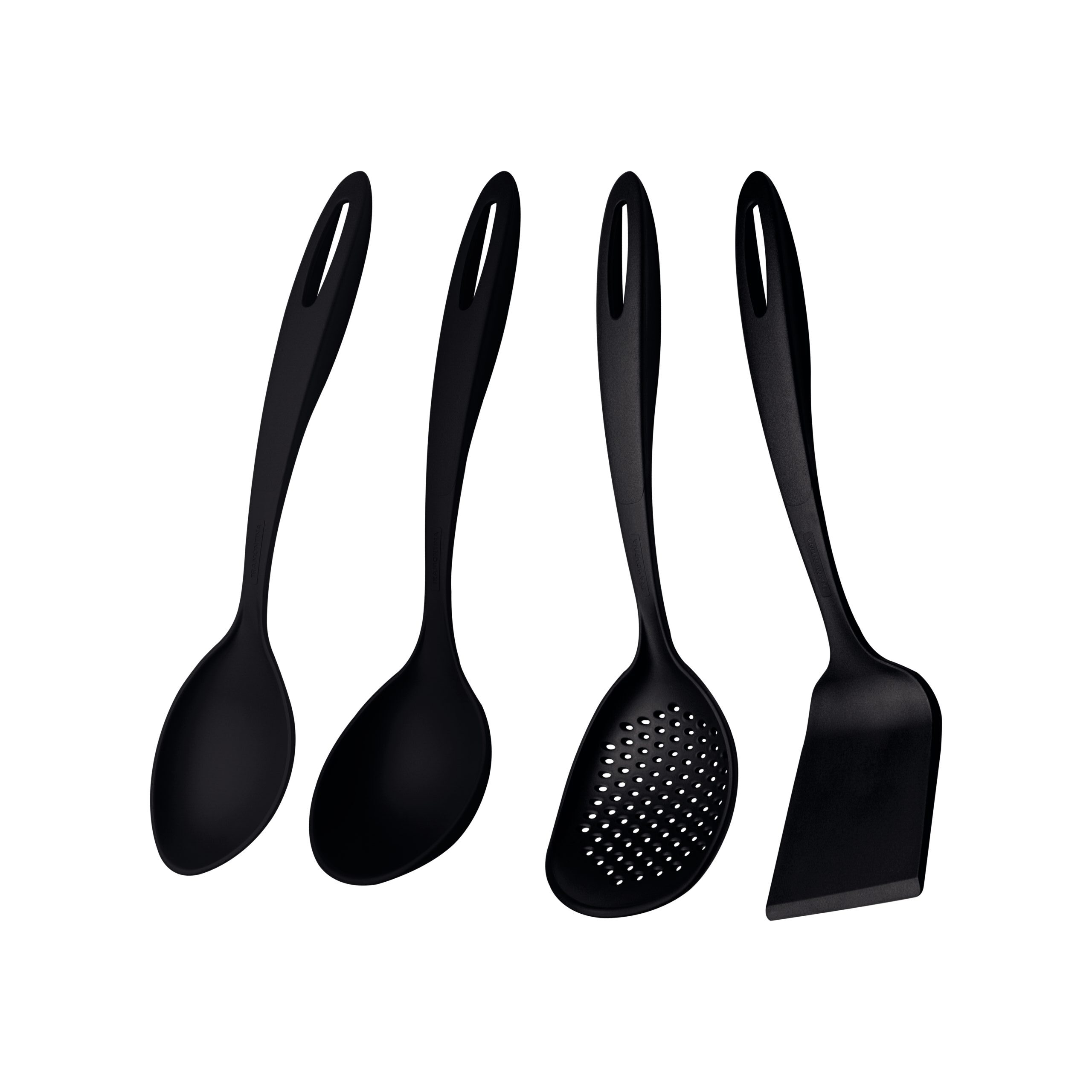 4 PIECE UTENSIL SET   BLACK NYLON   By Tramontina