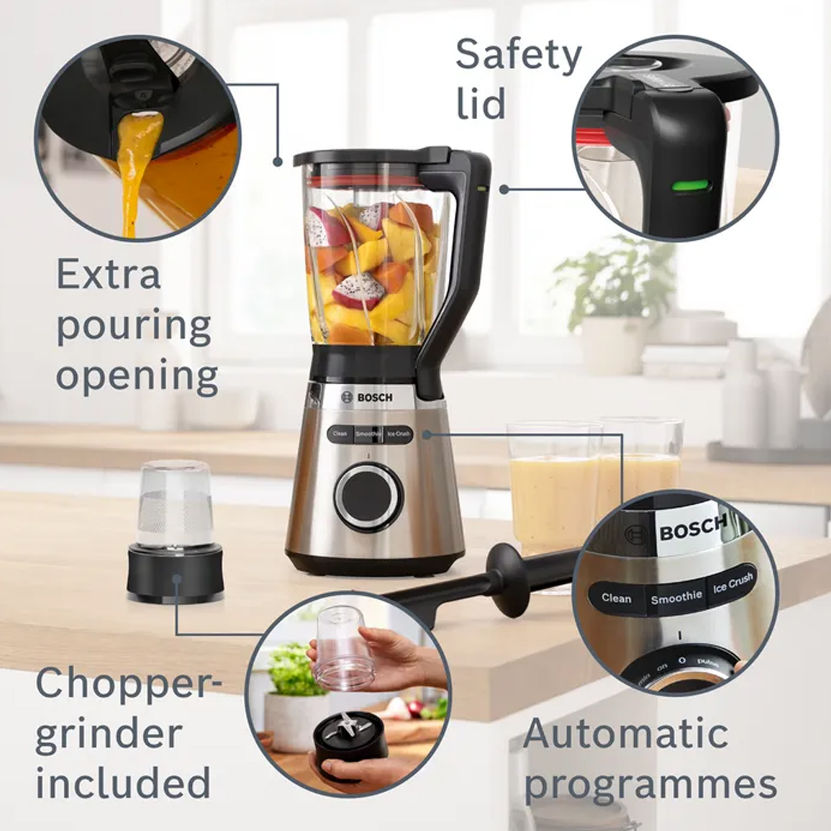 1200W VITAPOWER BLENDER SERIES 4 – S/STEEL By Bosch
