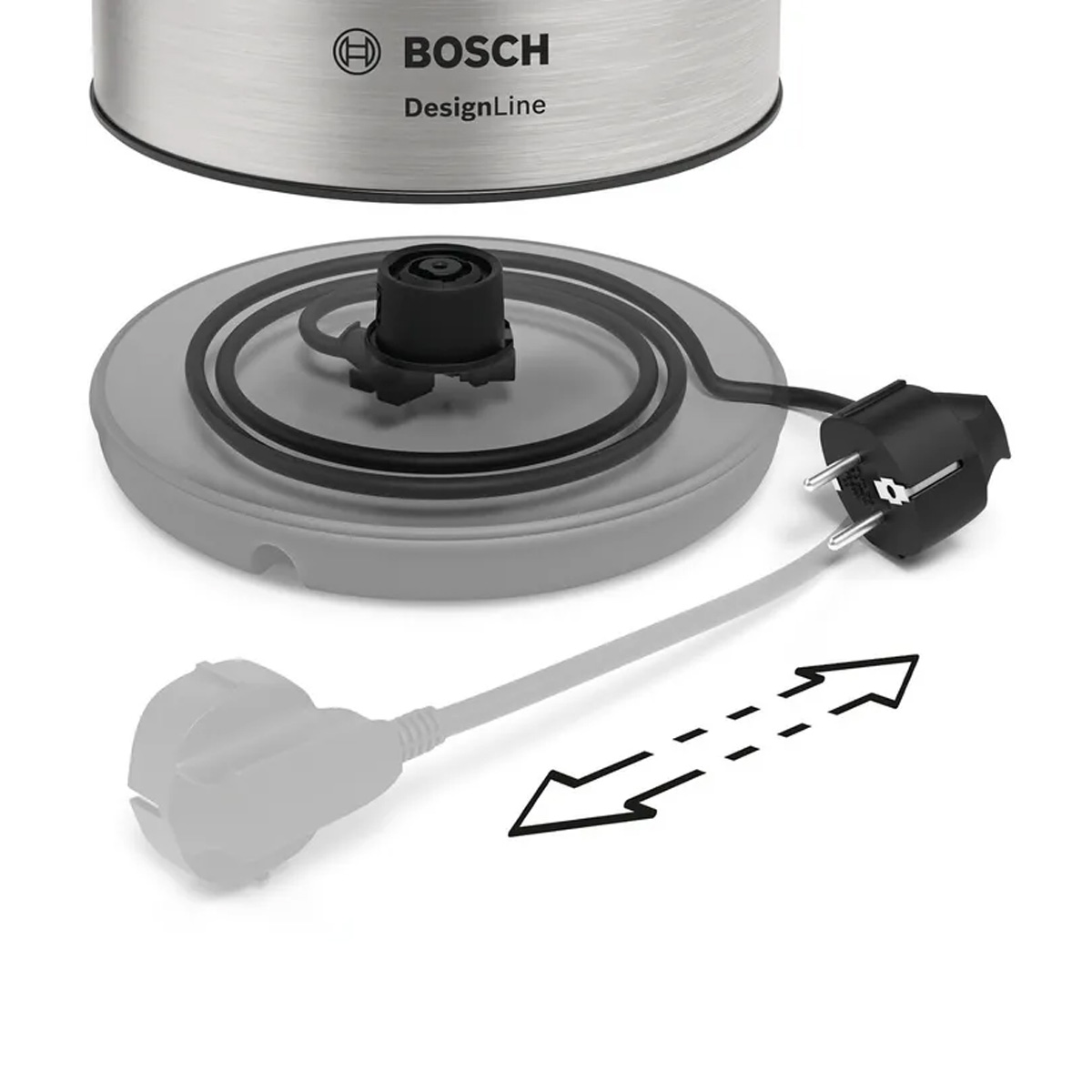 1.7L S/STEEL KETTLE DESIGN LINE – SERIES 2 By Bosch