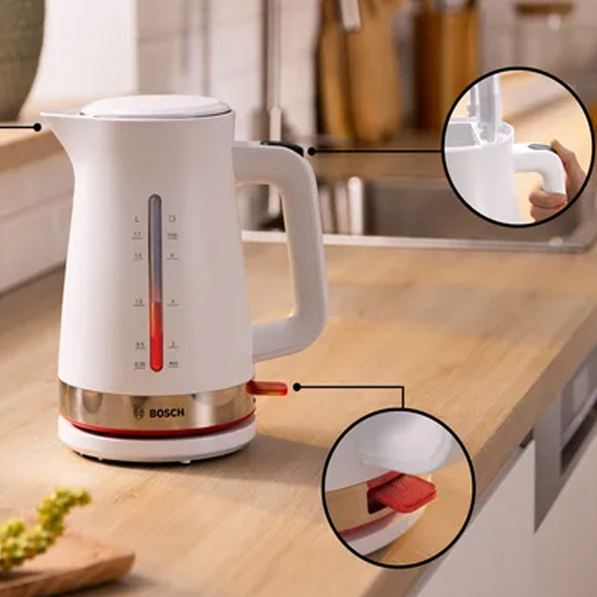 1.7L WHITE KETTLE MYMOMENT – SERIES 2 By Bosch