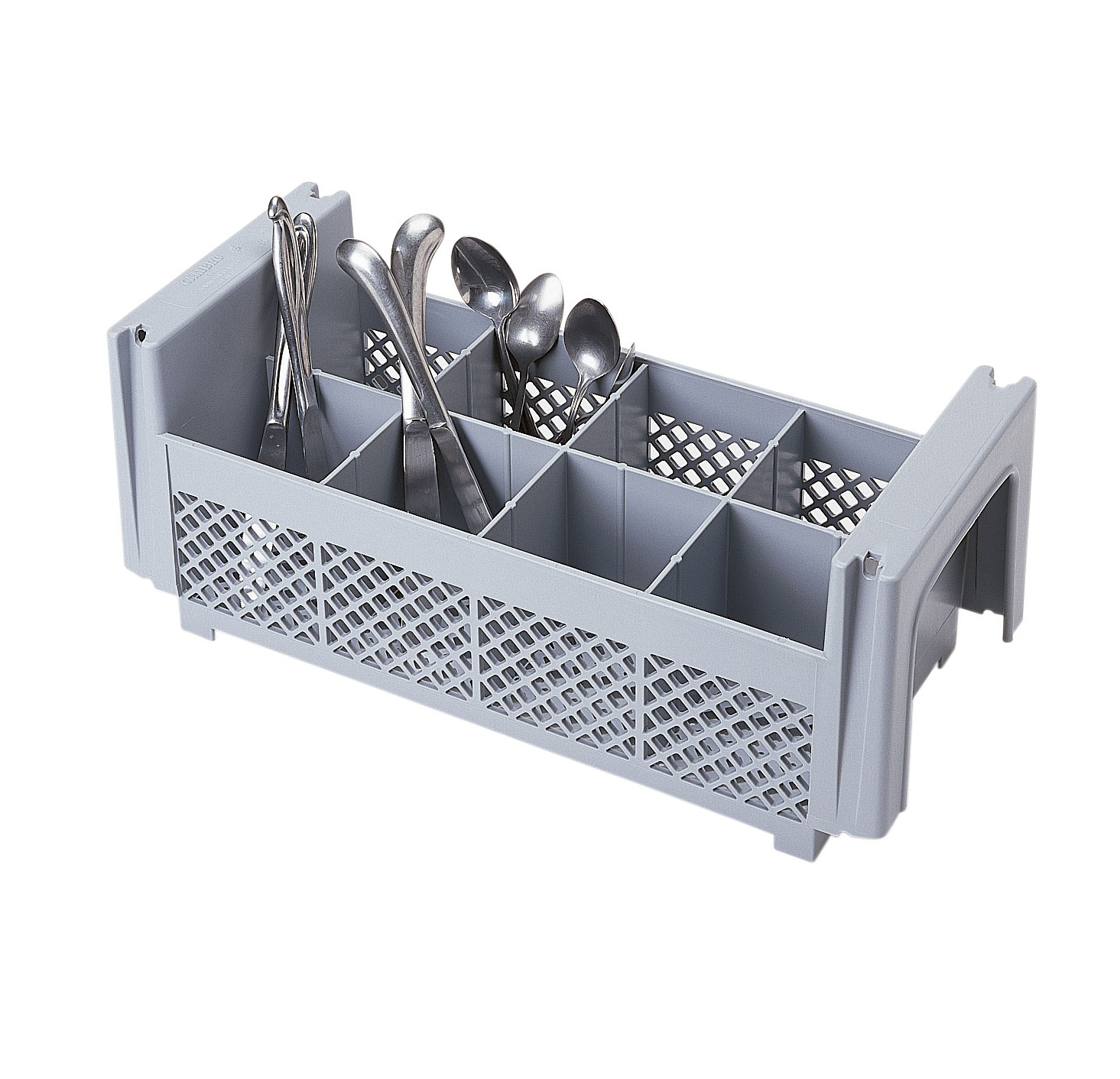 CUTLERY HOLDER – 8 COMPARTMENT FLATWARE BASKET – NO HANDLES By Cambro