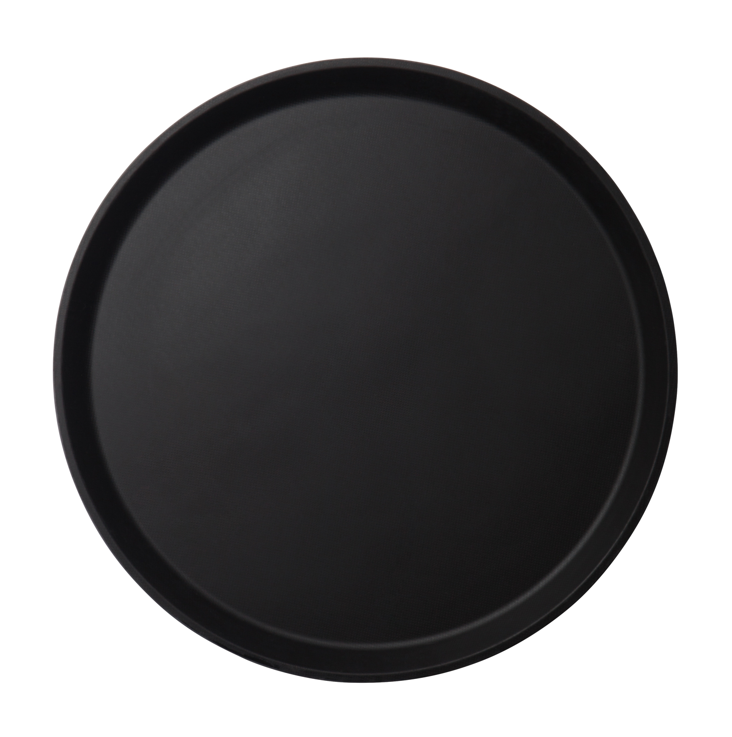 CAMTREAD NON-SLIP FIBERGLASS TRAY ROUND – 40.5CM BLACK   By Cambro