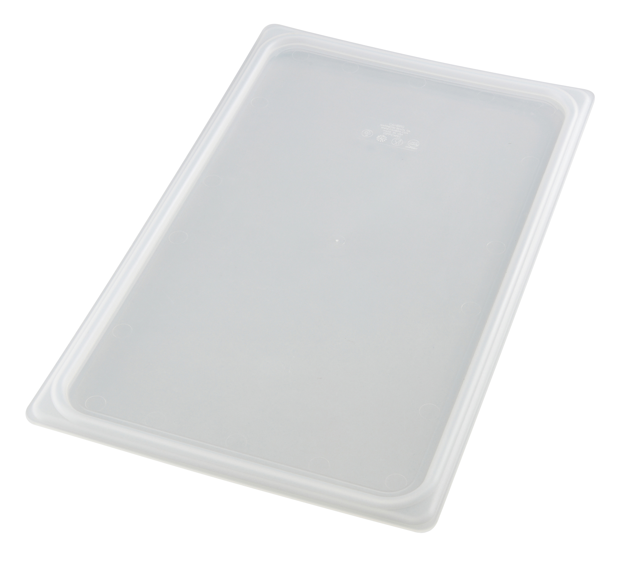 POLYPROPYLENE TRANSLUCENT SNAP ON SEAL COVER FOR 1/1 PANS   By Cambro