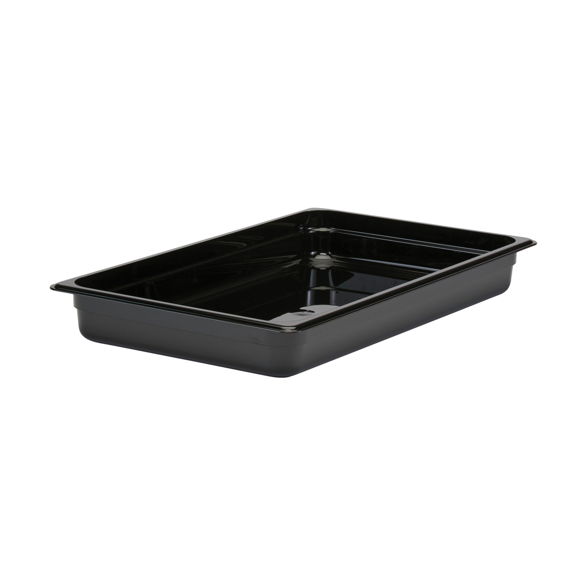 GN FOODPAN 1/1 POLYCARBONATE BLACK 65MM D By Cambro
