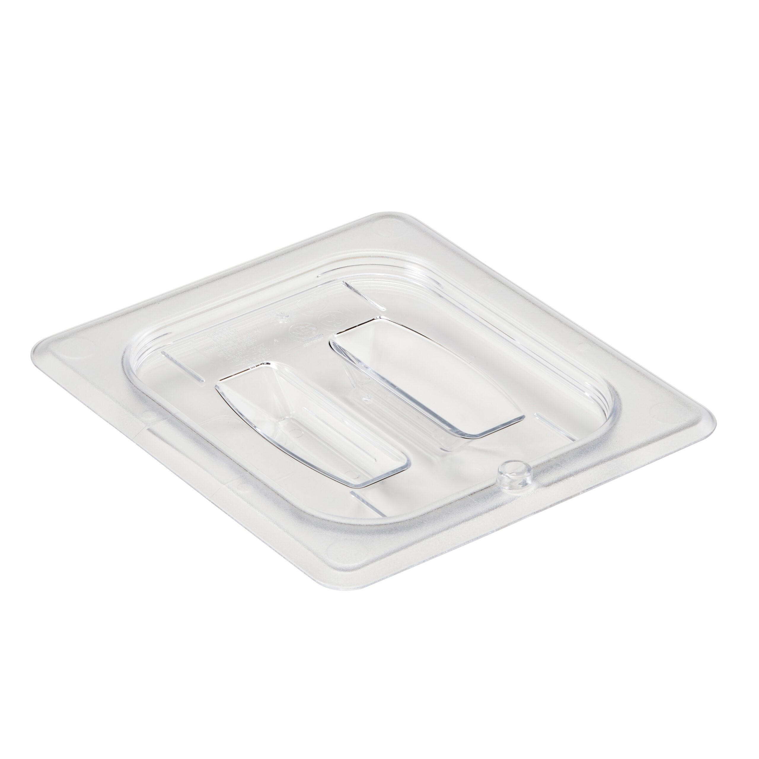 POLYCARBONATE CLEAR LID WITH HANDLE FOR 1/6 PANS By Cambro