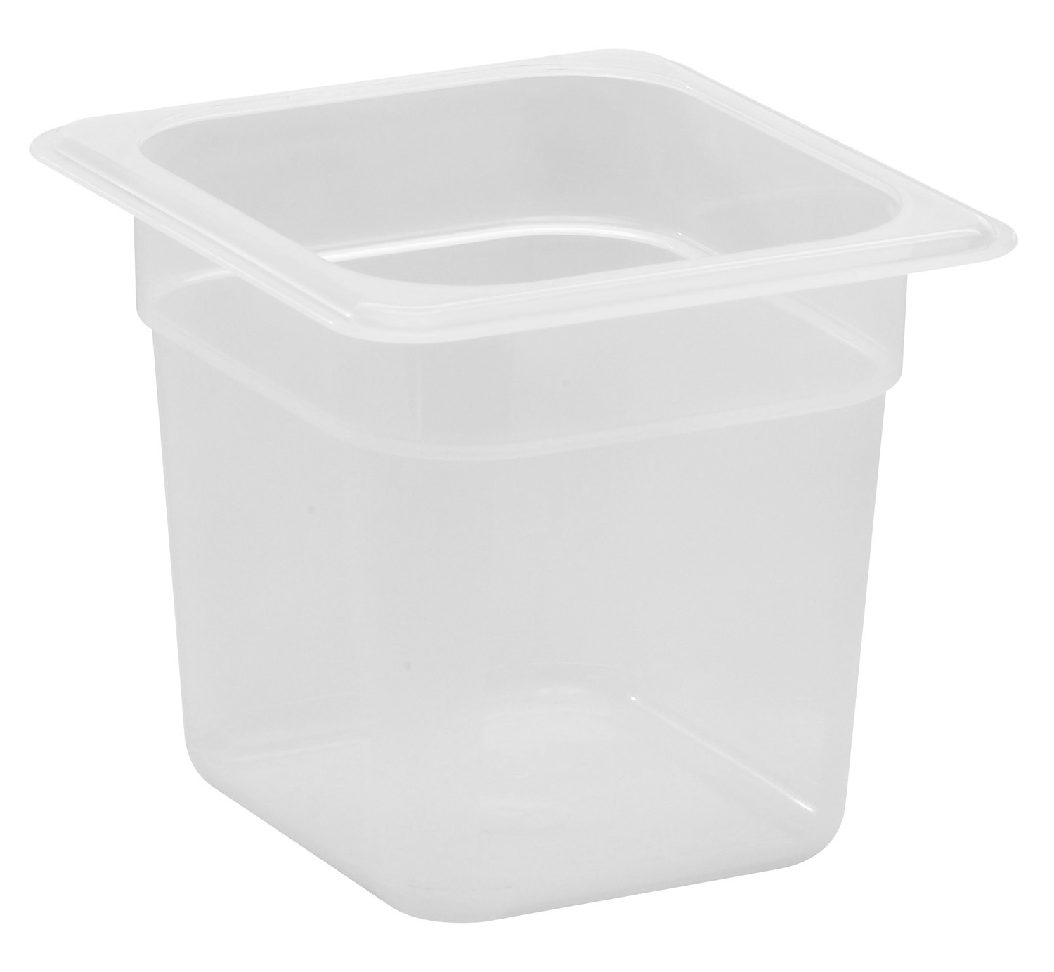 POLYPROPYLENE GN 1/6 FOODPAN TRANSLUSCENT 150MM   By Cambro