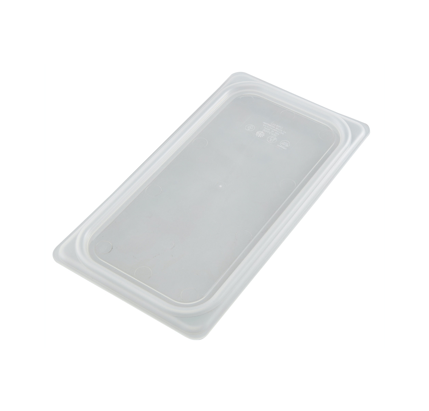 POLYPROPYLENE TRANSLUCENT SNAP ON SEAL COVER FOR 1/3 PANS   By Cambro