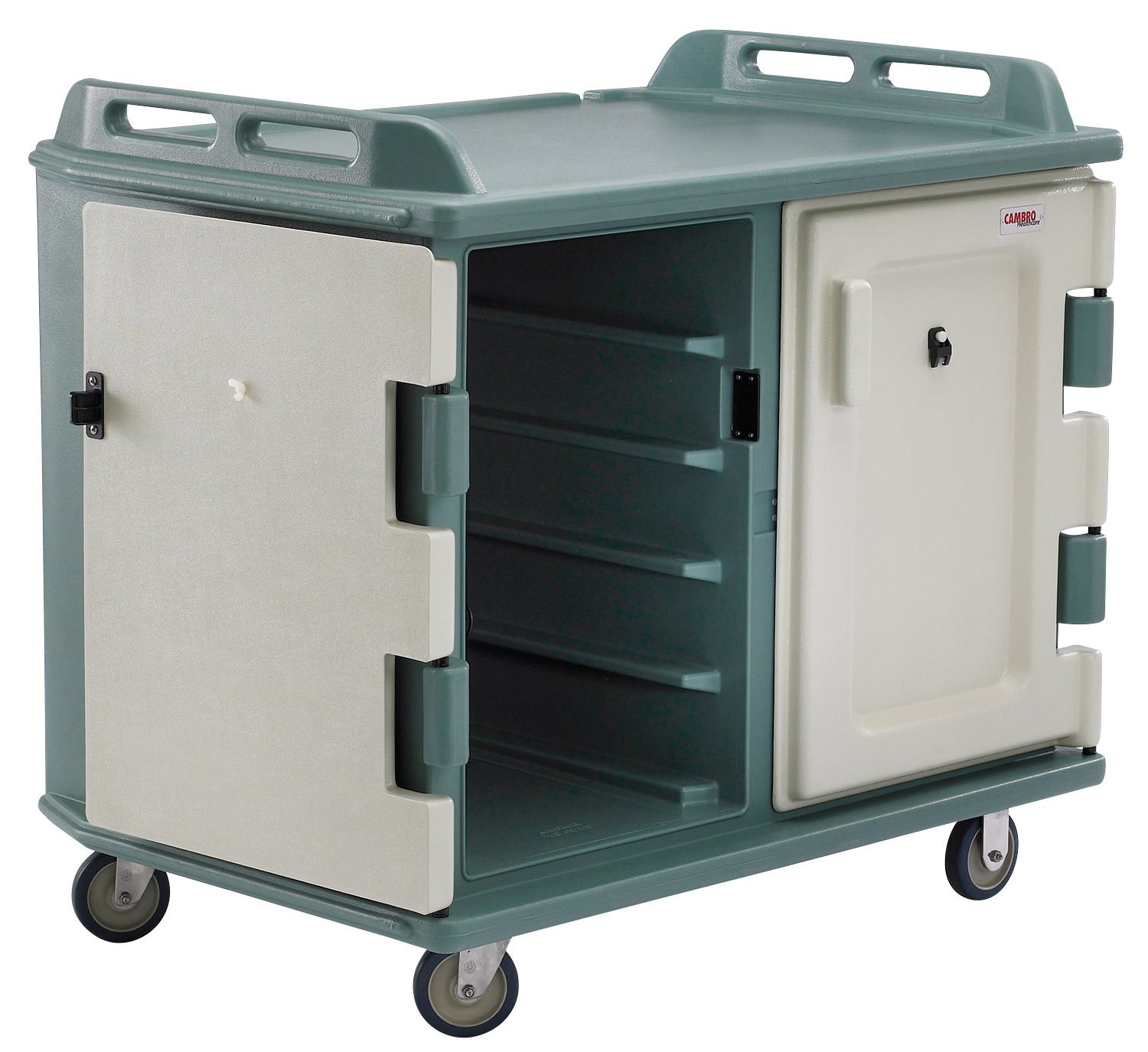 MEAL DELIVERY CART 20 TRAY SLATE BLUE 96.5CM W X 140CM L X 112.4CM H   By Cambro
