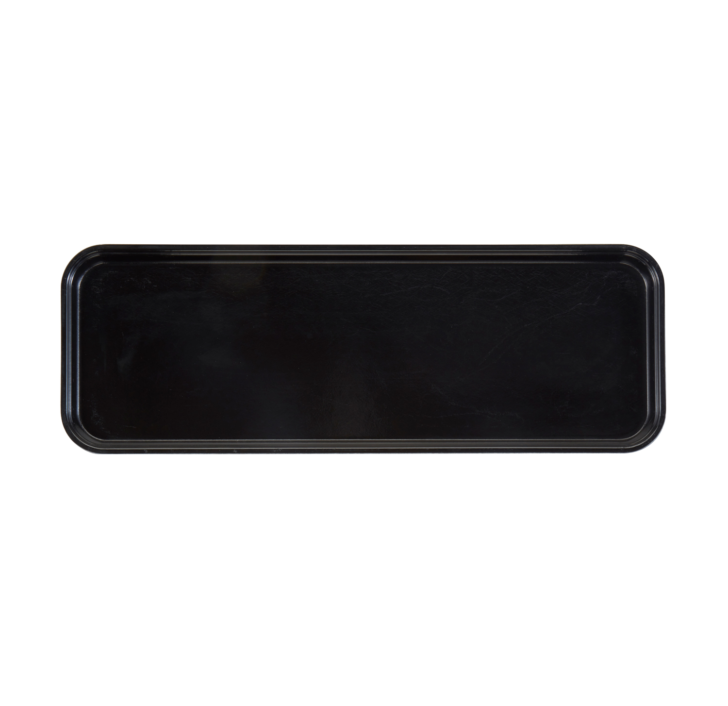 MARKET TRAY FIBERGLASS BLACK 22.5CM W 64.9CM L 2.5CM H   By Cambro