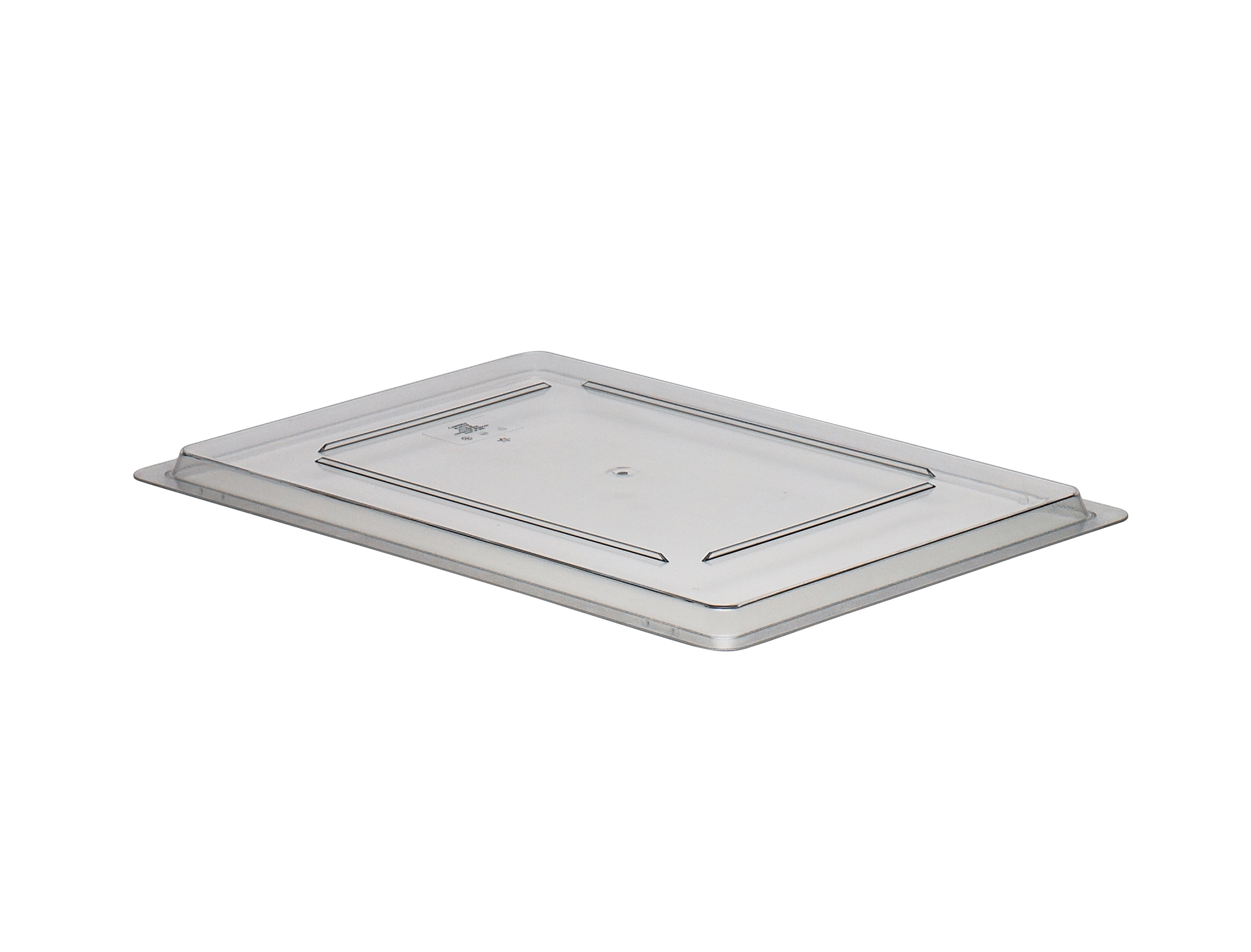STORAGE BOX LARGE FLAT LID POLYCARBONATE CLEAR 45.7CM W X 66CM L   By Cambro