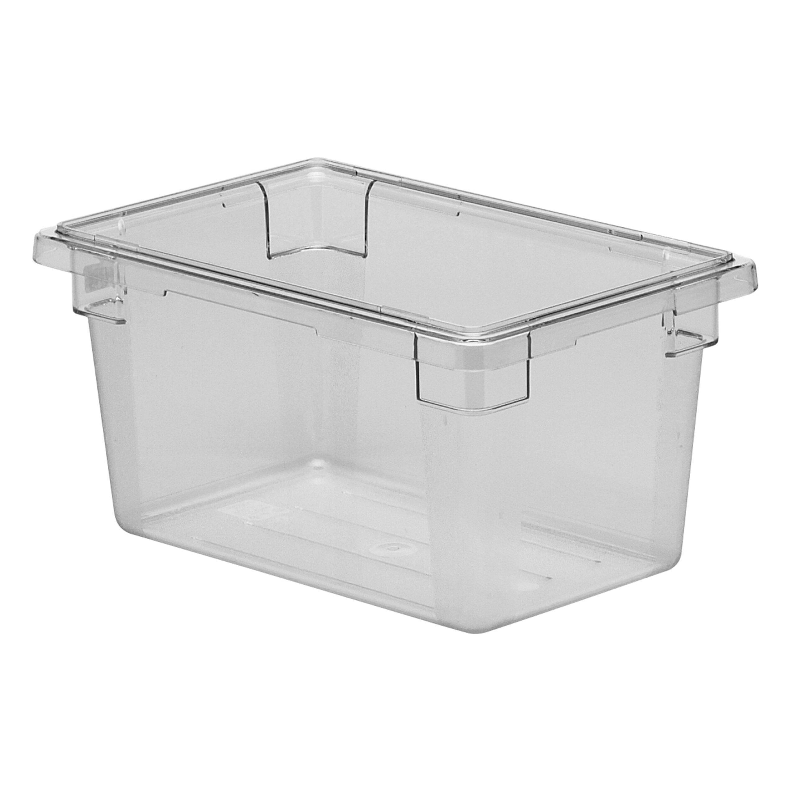 STORAGE BOX LARGE POLYCARBONATE CLEAR 46CM W X 66CM L X 38CM D – 83.3LTR   By Cambro