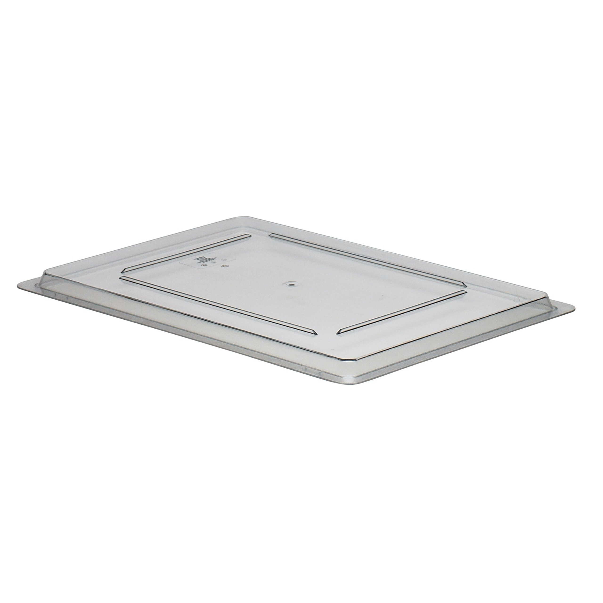 STORAGE BOX SMALL FLAT LID POLYCARBONATE CLEAR 30.5CM W X 45.7CM L   By Cambro